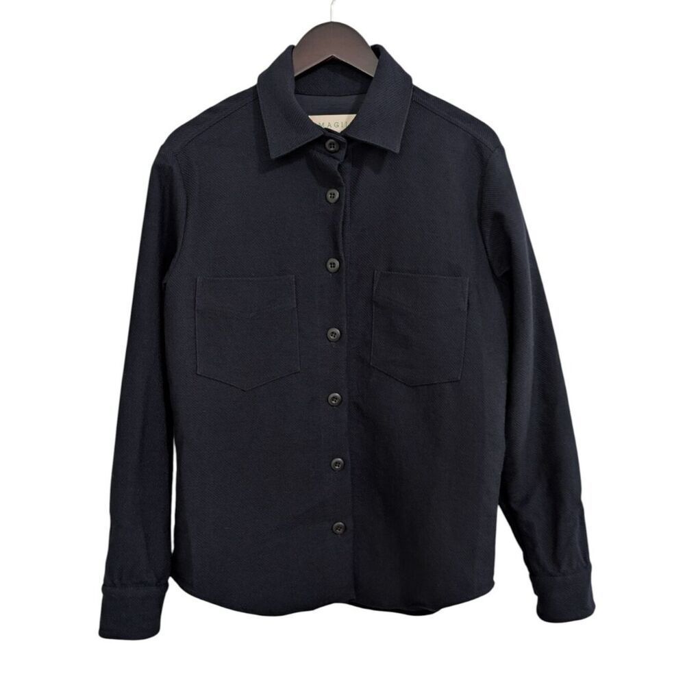 Archival Todd Magill Los Angeles Mens Navy Cotton Heavyweight Twill Shirt Jacket